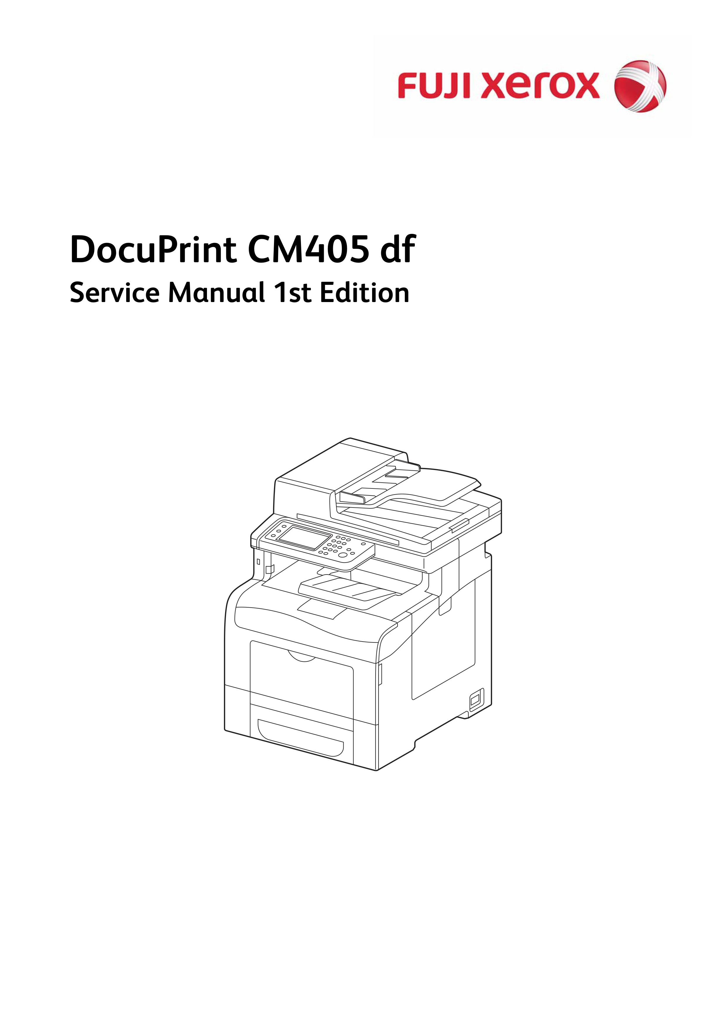 1774施乐 CM405df 405 彩色激光打印机英文维修