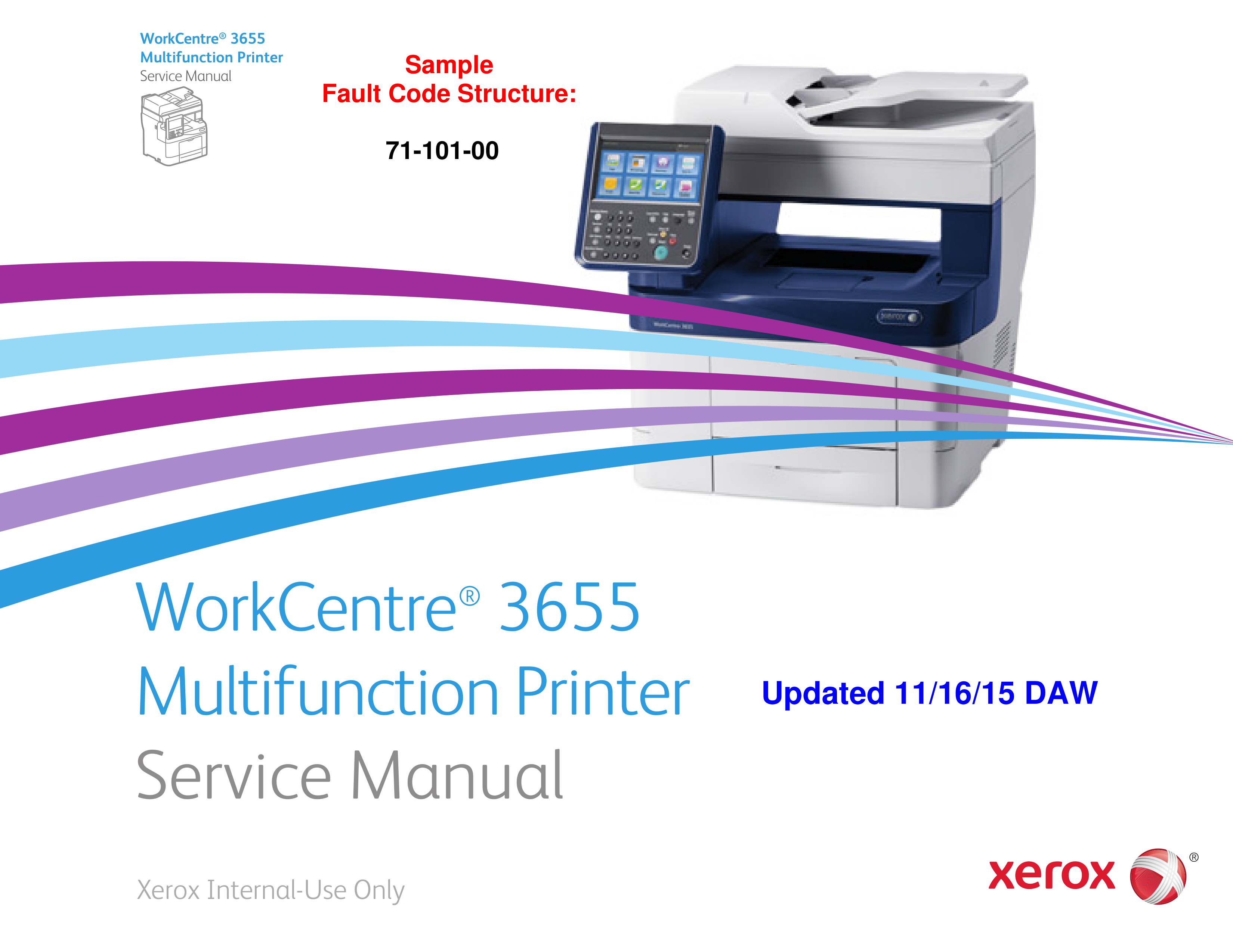1860施乐维 Xerox WorkCentre 3655英