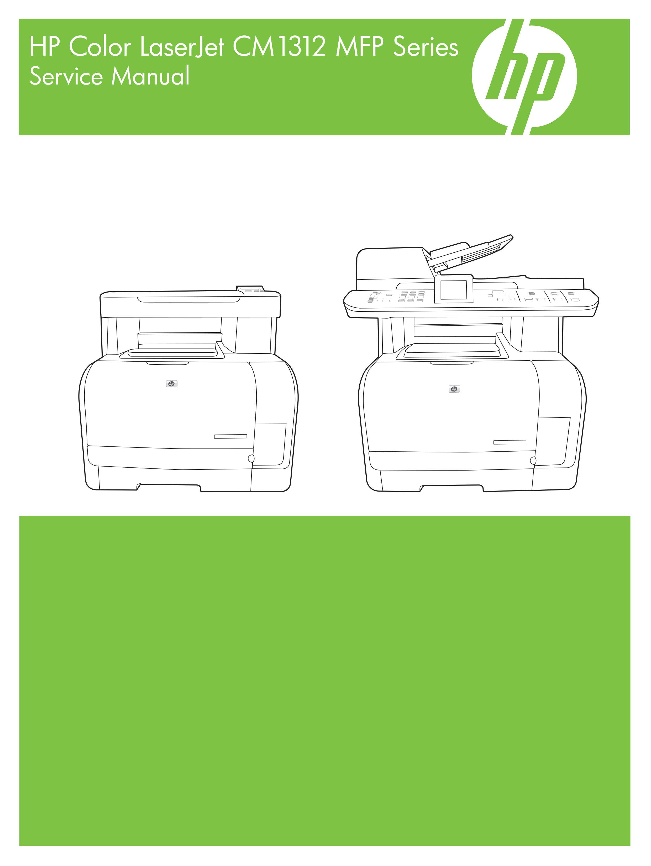 1568惠普 1312MFP 维修手册