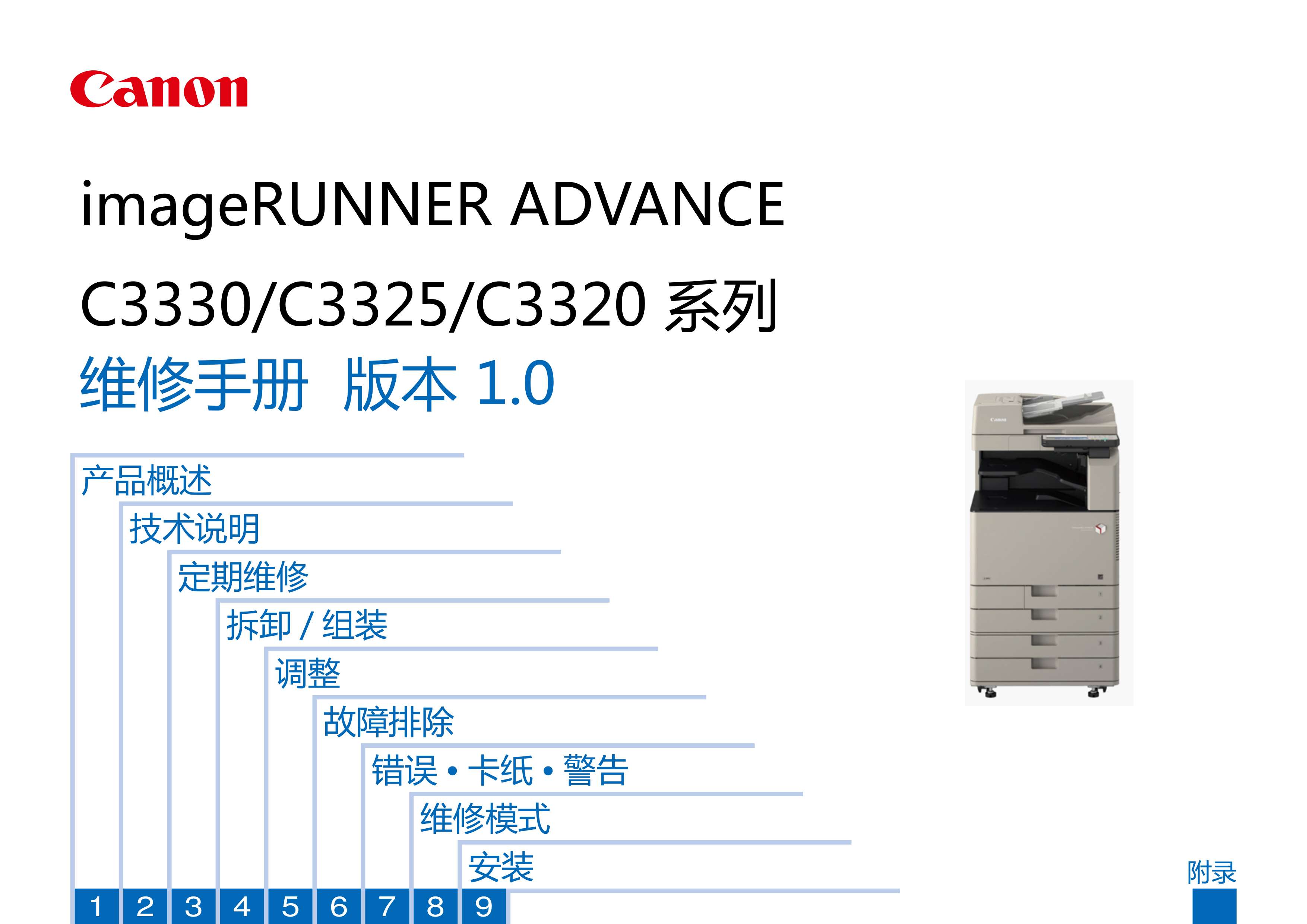 1281佳能 IR ADV C3330 C3325 C332