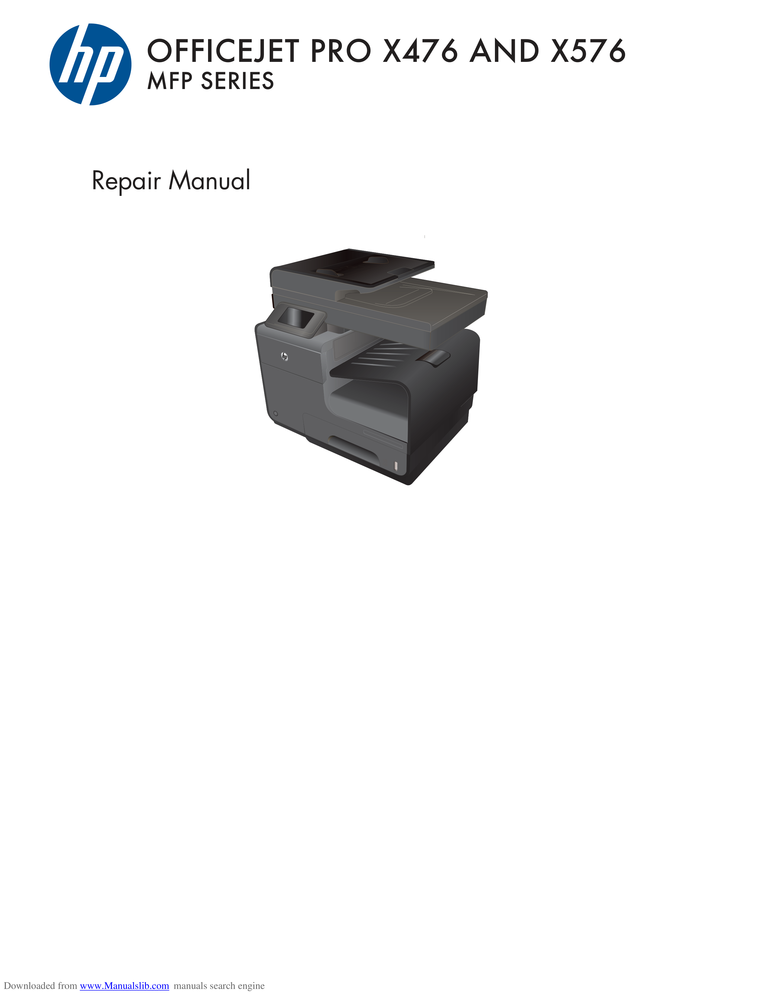 1677惠普Officejet Pro X476 X576维修手册